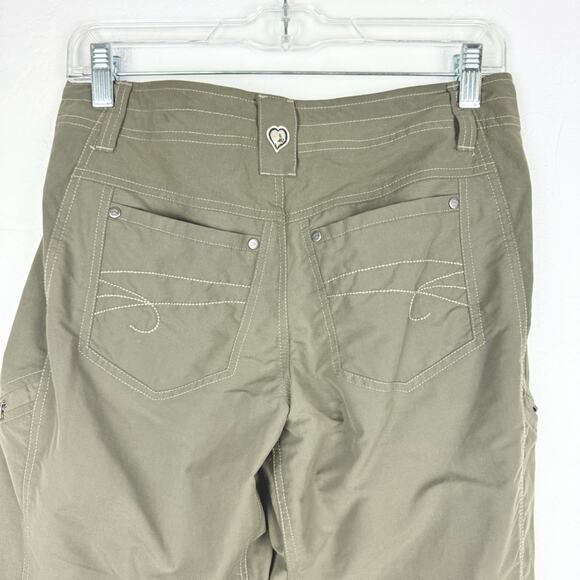Kuhl Liberator Convertible Lightweight Hiking Outdoor Pants Olive Green Size 4 - Picture 8 of 13